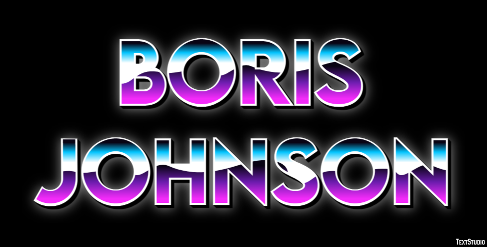 Boris Johnson Text Effect