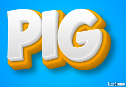Pig Effetto testo