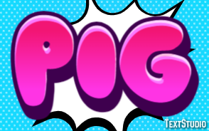 Pig Text Effect