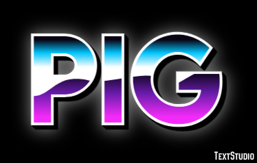 Pig Text Effect