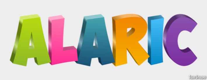 Alaric テキスト効果