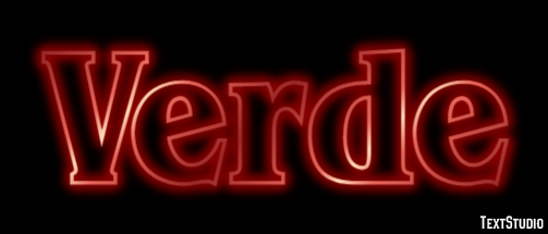 Verde Efekt tekstowy