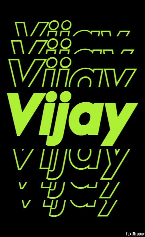 Vijay Texteffekt