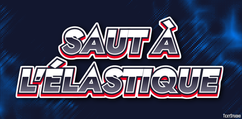 Saut à l'élastique Text Effect