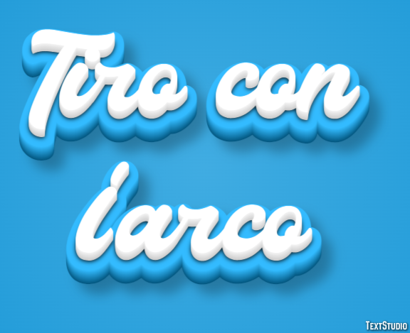 Tiro con l'arco Effetto testo