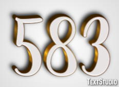 583 Text Effect