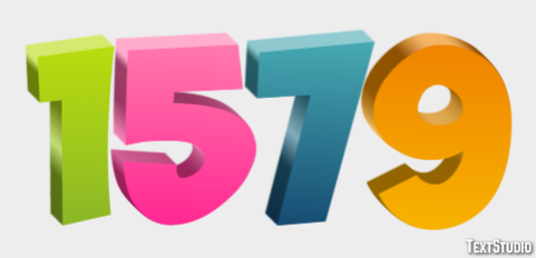 1579 Эффект текста