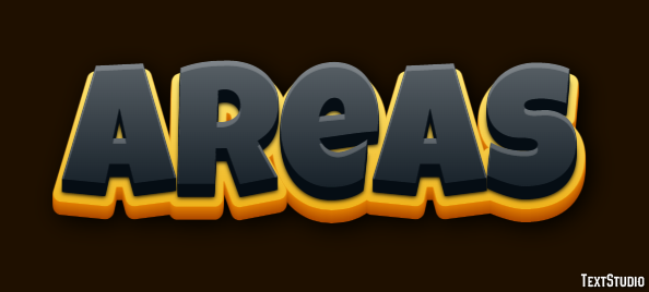 Areas Text Effect