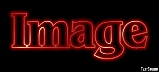 Image Text effect