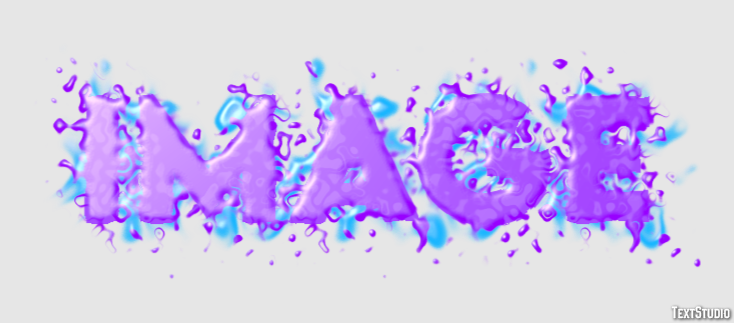 Image Text effect