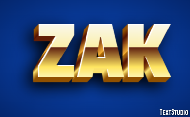 Zak Эффект текста