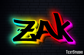 Zak Эффект текста