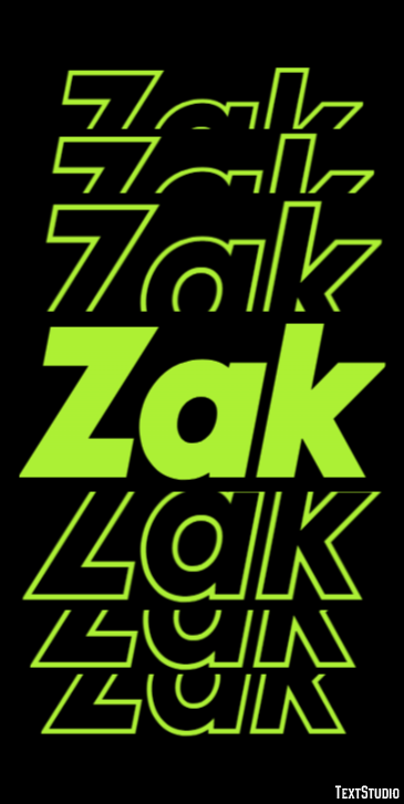 Zak Efekt tekstowy