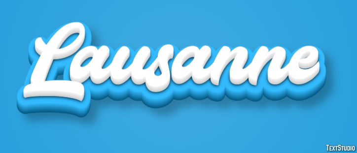 Lausanne テキスト効果