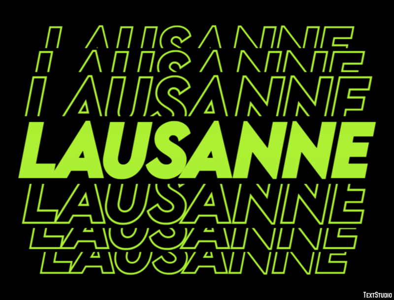 Lausanne Efekt tekstowy
