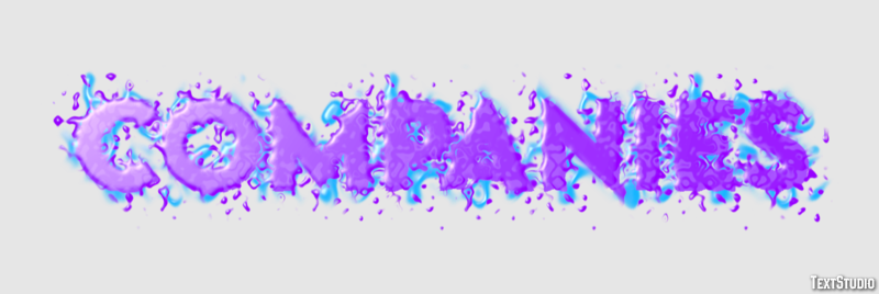 Companies Text effect
