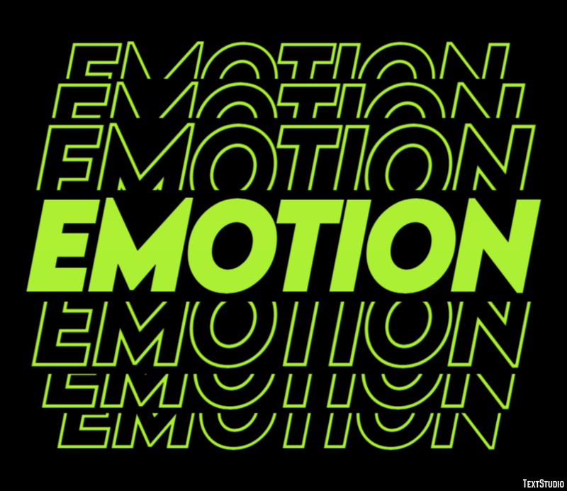 Emotion Text Effect