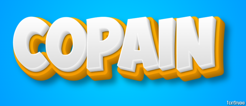 Copain Text Effect