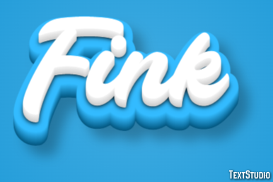 Fink Text Effect