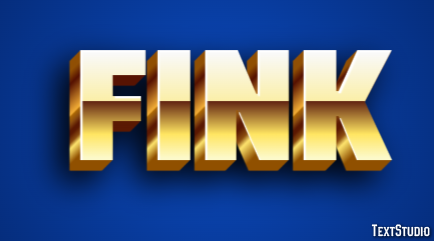Fink Text Effect