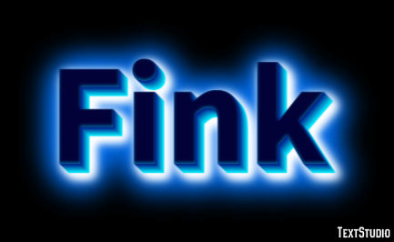 Fink Efeito de texto