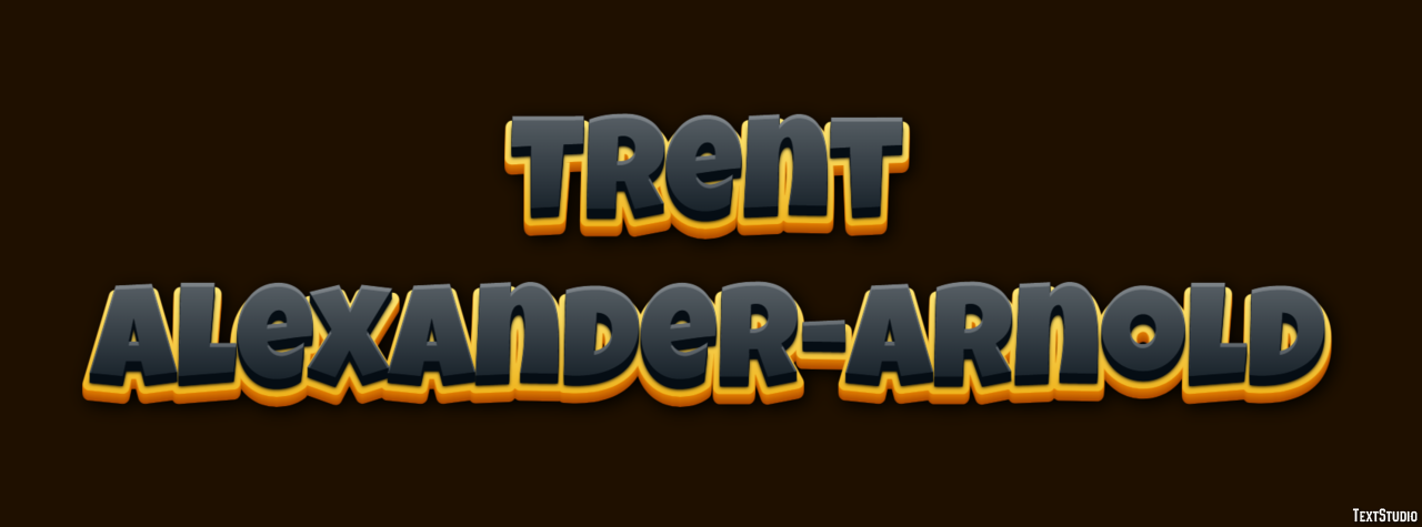 Trent Alexander-Arnold Texteffekt