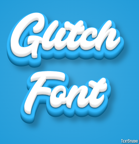 Glitch Font Text Effect