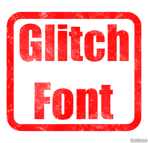 Glitch Font Text Effect