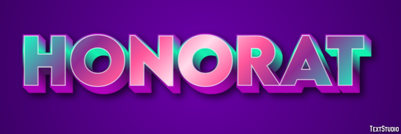 Honorat Efekt tekstowy