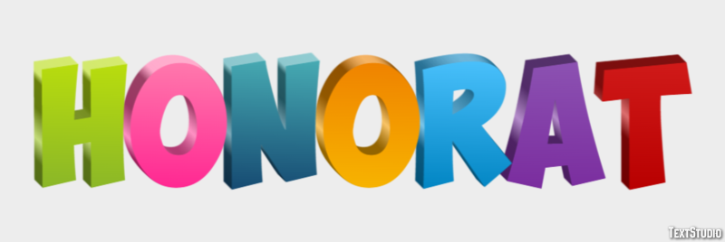 Honorat Efekt tekstowy