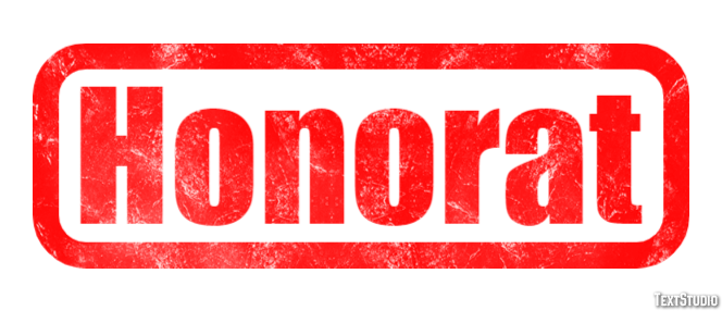 Honorat Efekt tekstowy