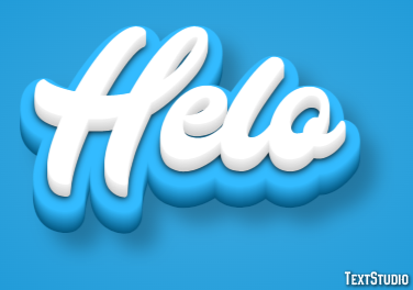 Helo Text effect