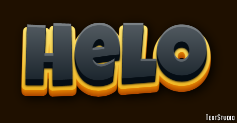 Helo Efeito de texto
