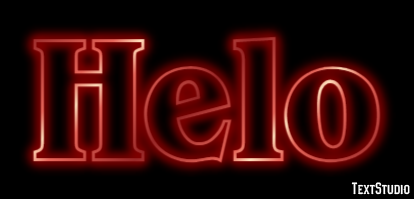 Helo Text effect