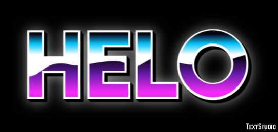 Helo Text effect