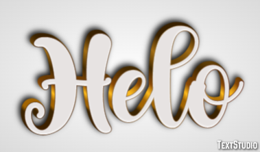 Helo Text effect