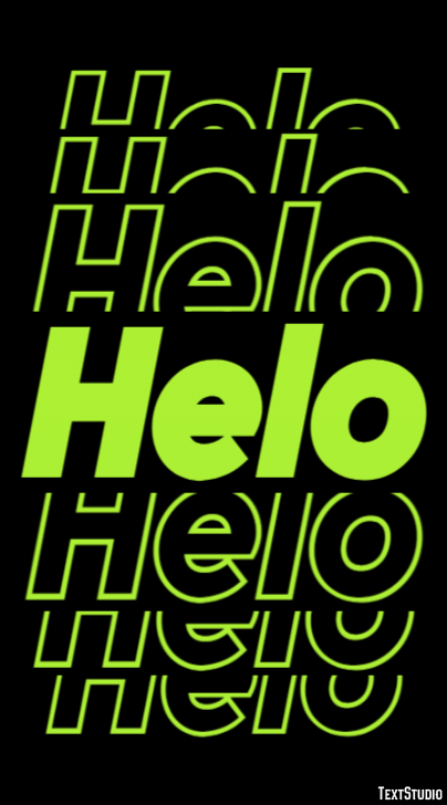 Helo Text effect