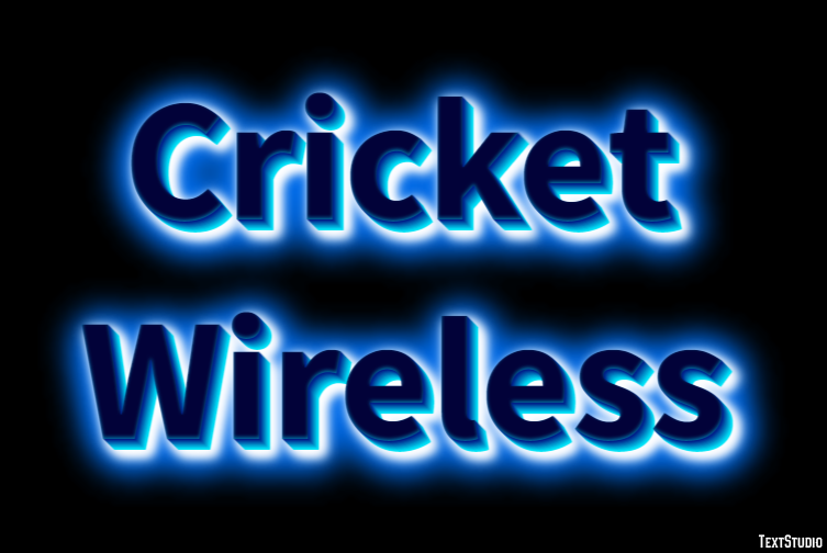 Cricket Wireless Effet de Texte