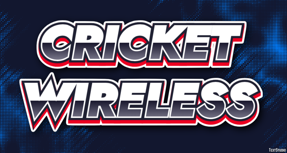 Cricket Wireless Efekt tekstowy