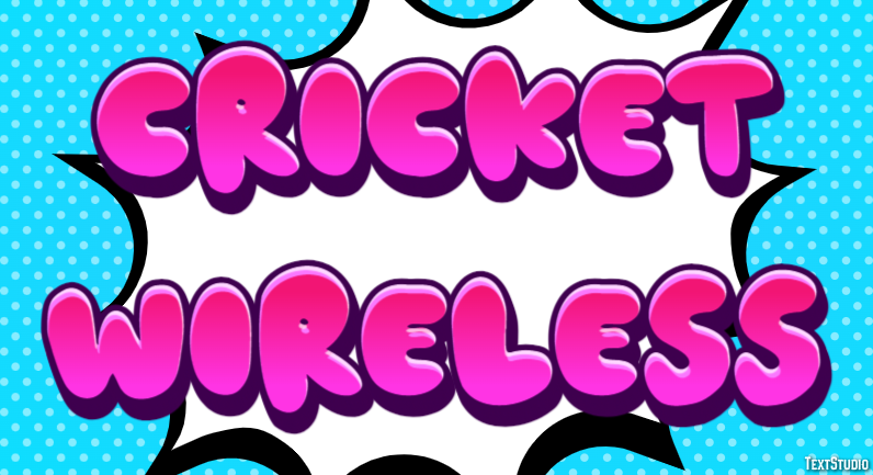 Cricket Wireless Efecto de Texto