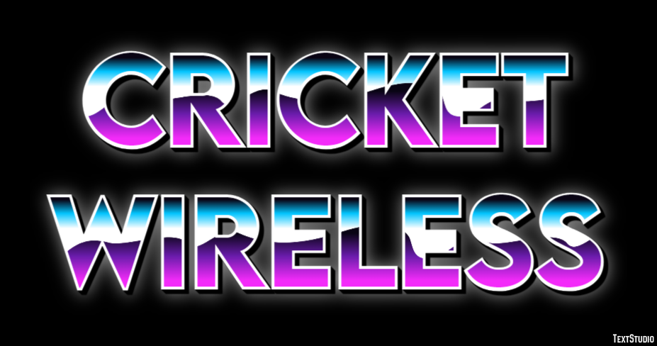 Cricket Wireless Efecto de Texto