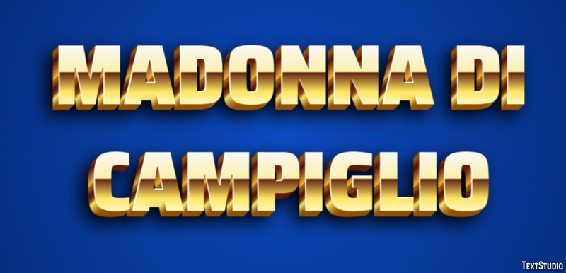 Madonna di Campiglio Efekt tekstowy