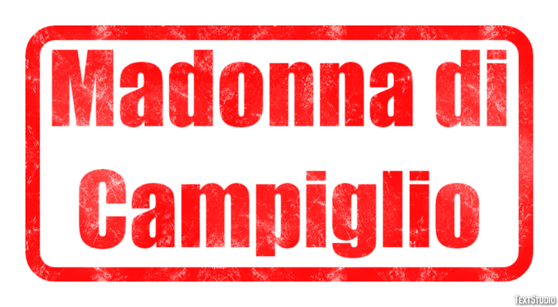 Madonna di Campiglio Effetto testo