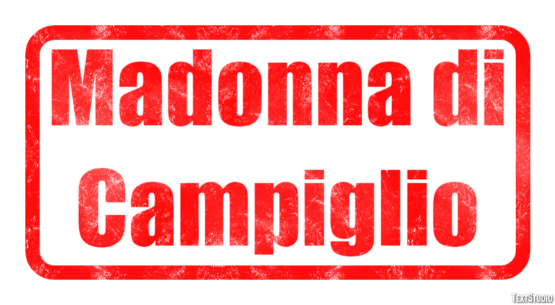 Madonna di Campiglio Effetto testo