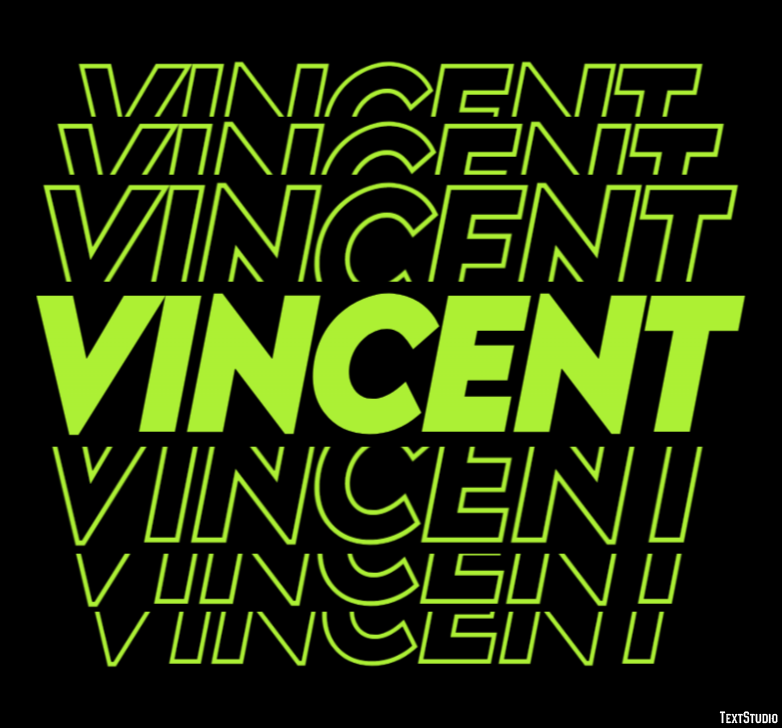Vincent Text Effect