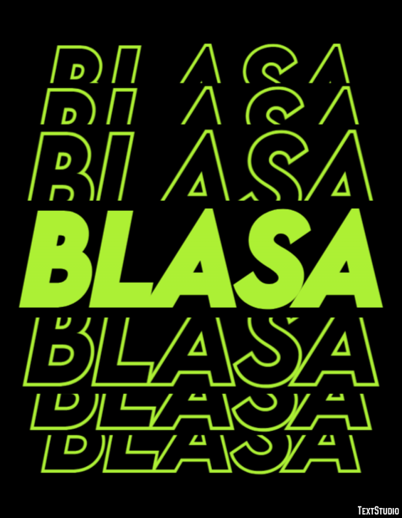 Blasa Efecto de Texto