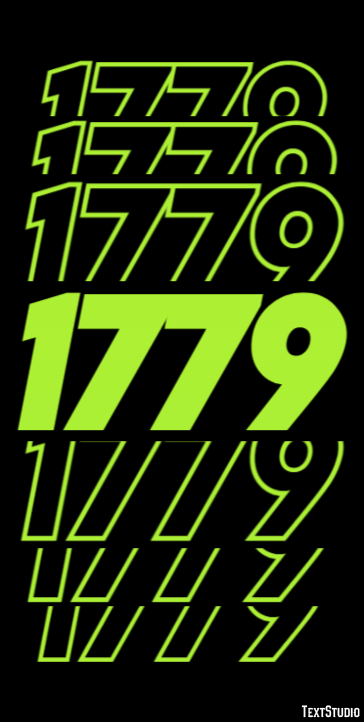 1779 Text Effect