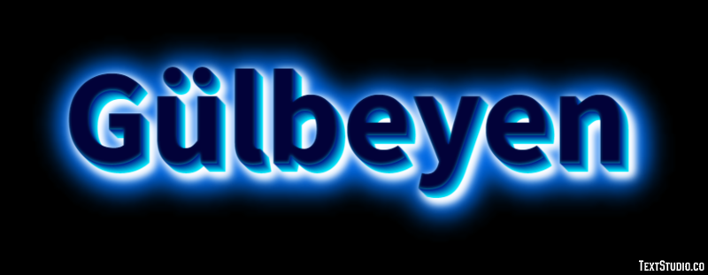 Gülbeyen Efecto de Texto