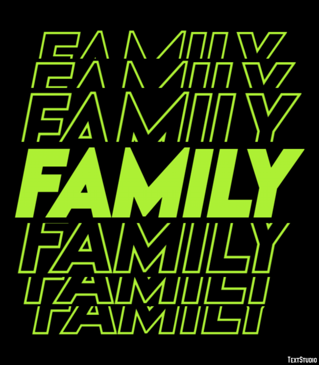 Family Text Effect
