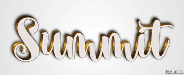 Summit Text Effect